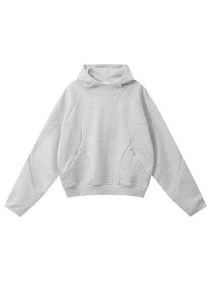 BLANK ( no logo ) Curved Panel Hoodie