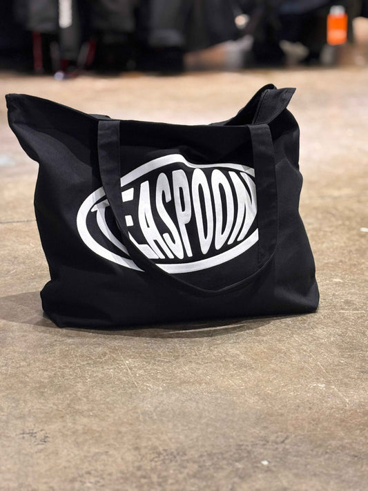 Zip Black Tote Bag