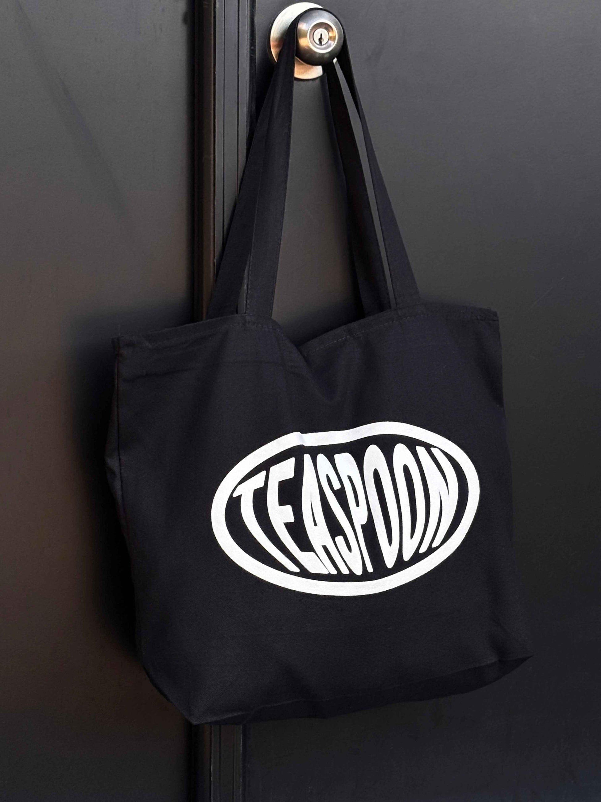 Zip Black Tote Bag