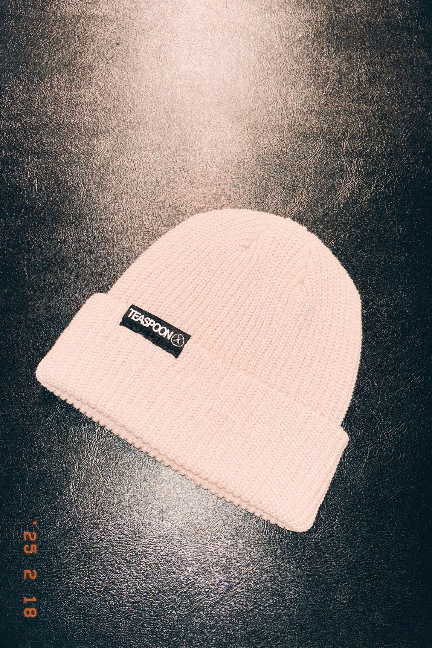 Loop Label beanie - Regular Rib - Ivory