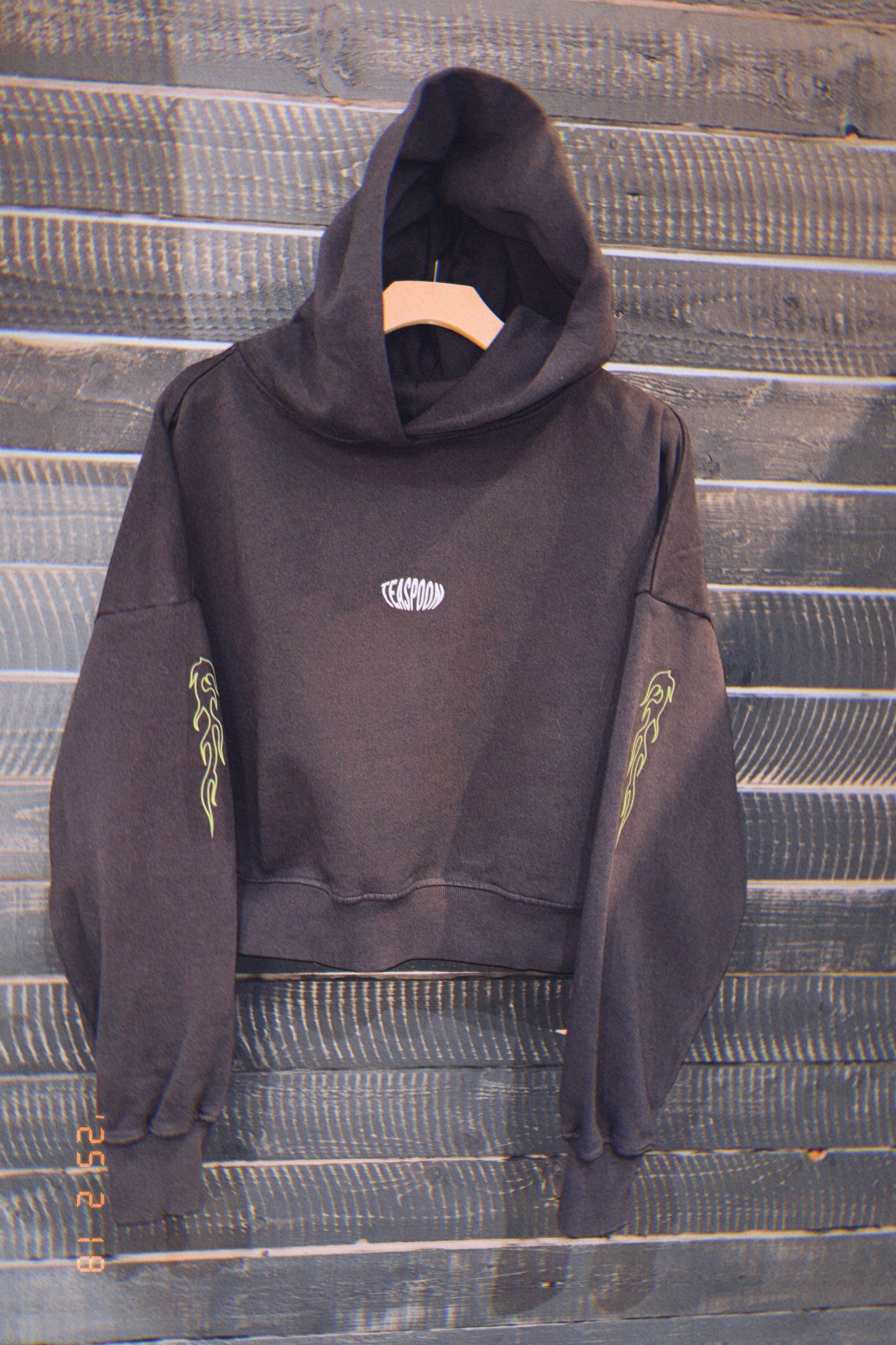 Crop Baggy Hoody Fisheye logo