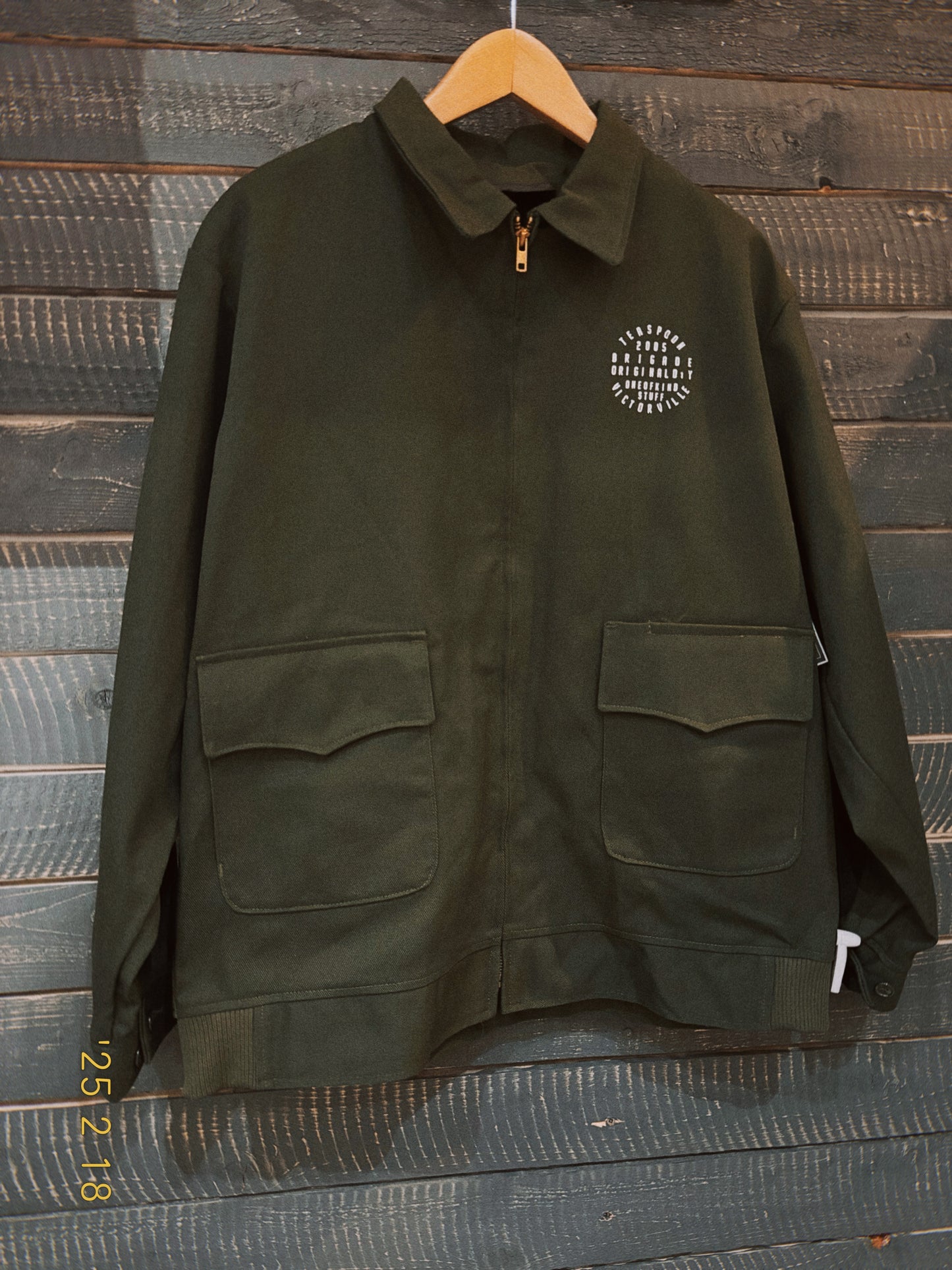 Canvas green utilitary jacket Victorville [unisex] 1 de 1