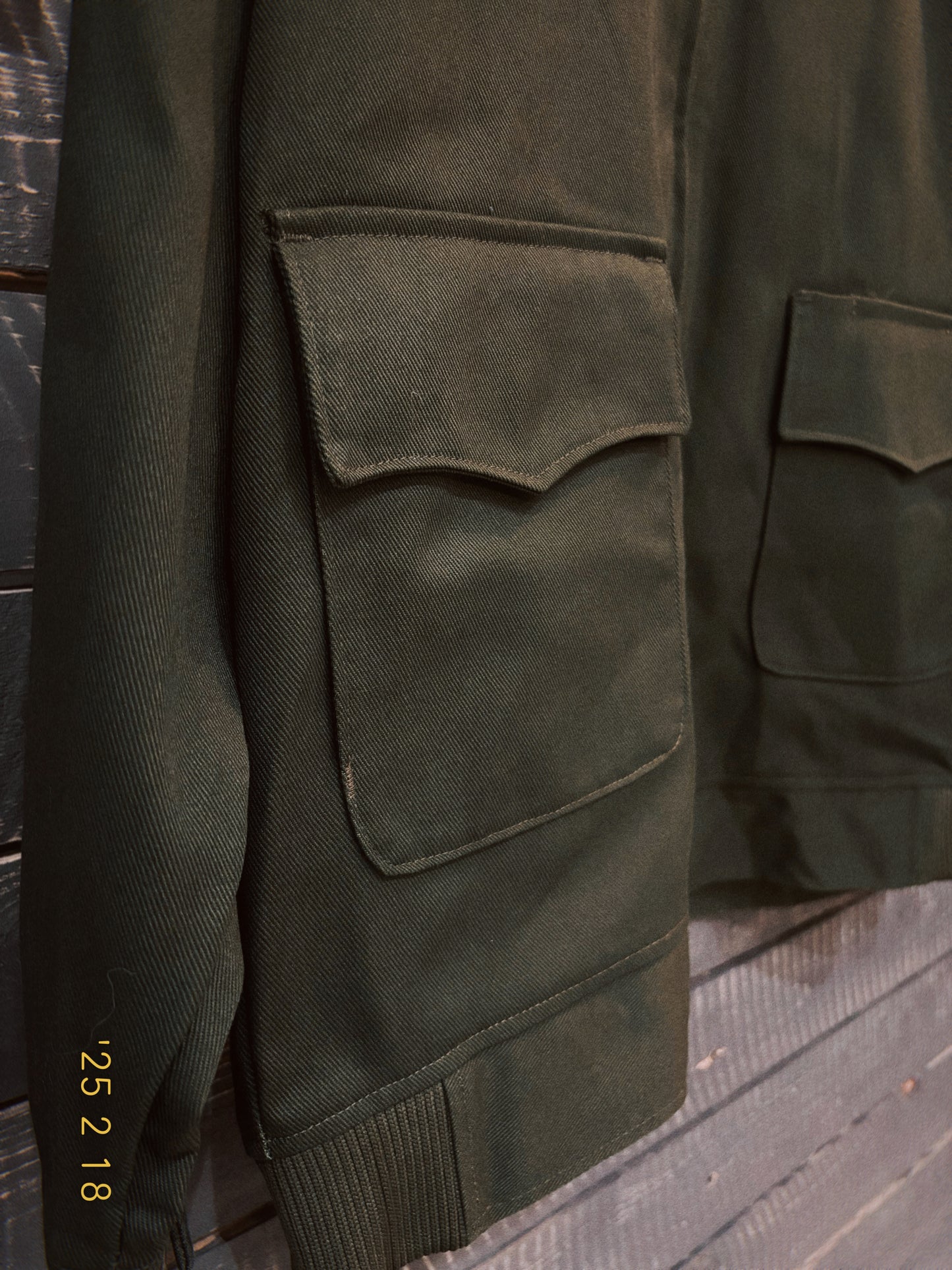 Canvas green utilitary jacket Victorville [unisex] 1 de 1