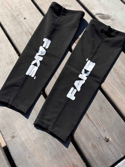 manchettes / sleeves / black / Flammes