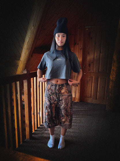 Garment Dye Crop Top WAVE RAVE