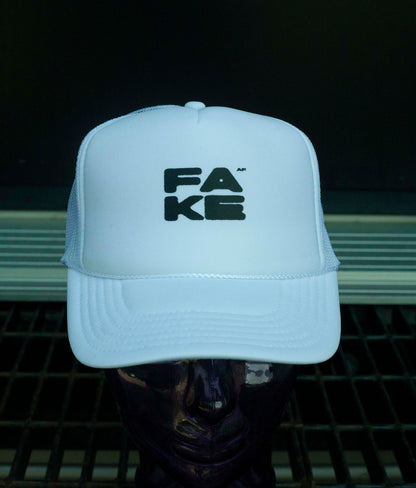 Casquette Foamy Truck Fake AF White