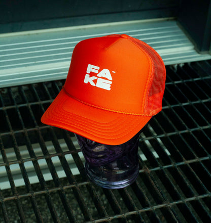 Casquette Foamy Truck Fake AF Orange