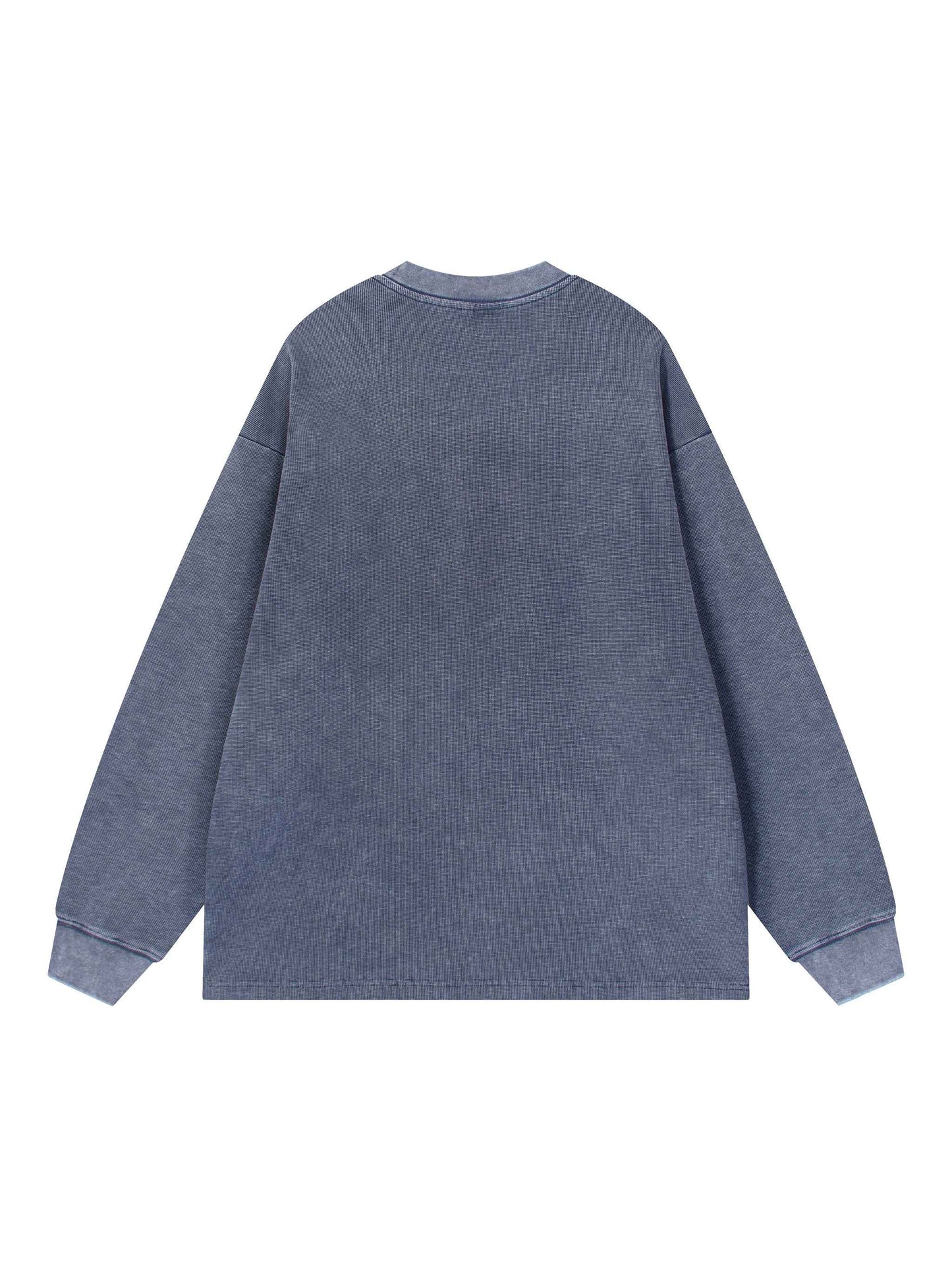 Mineral Wash Thermal Oversized T-Shirt