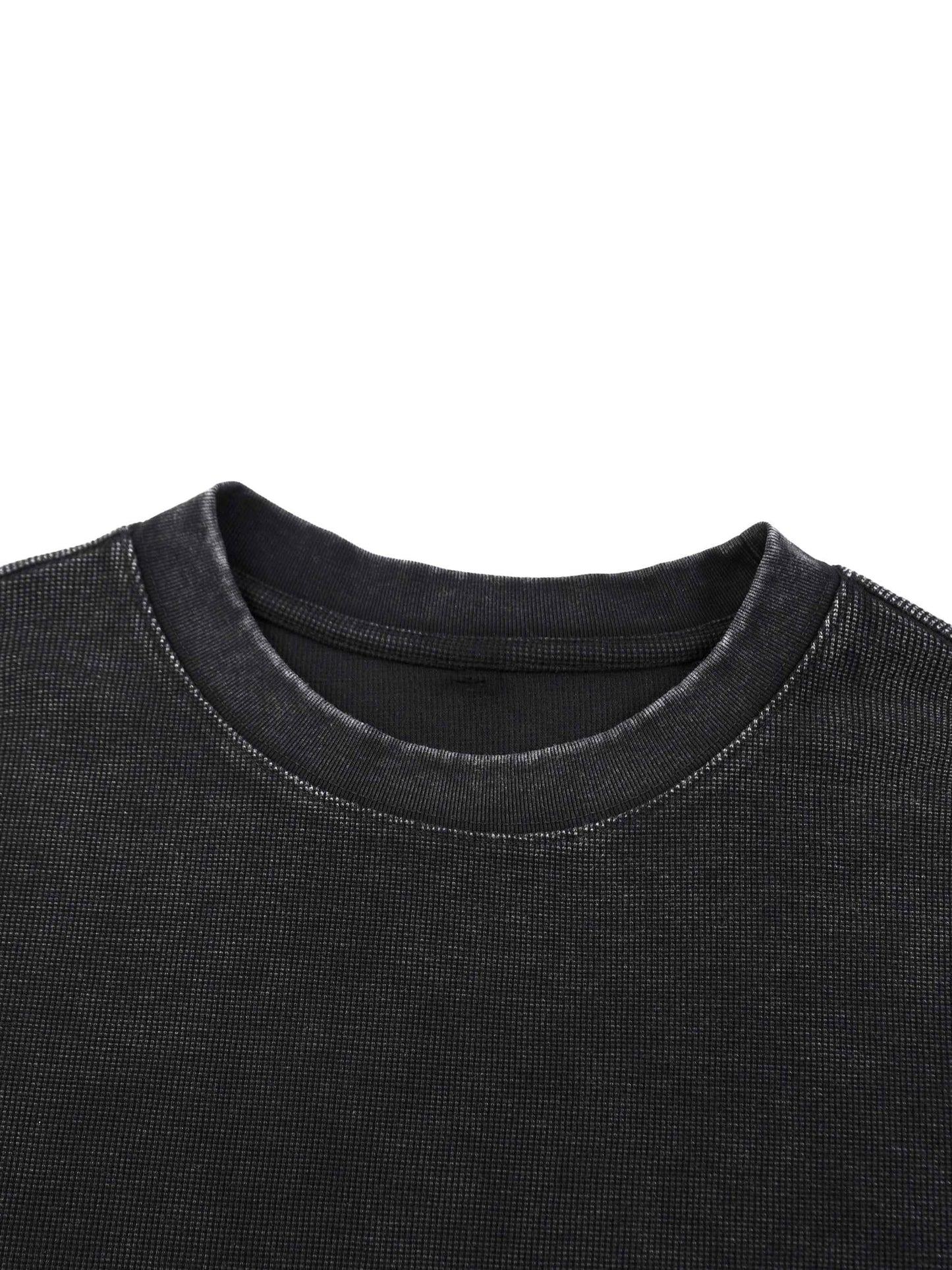 Mineral Wash Thermal Oversized T-Shirt