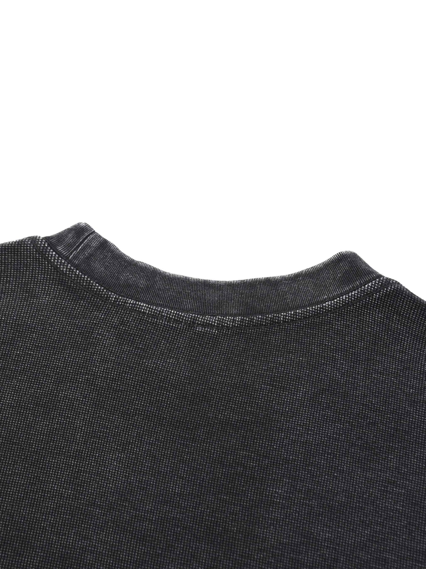 Mineral Wash Thermal Oversized T-Shirt