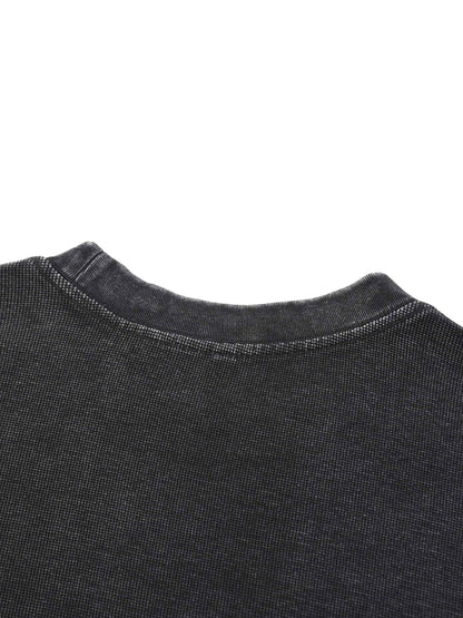 Mineral Wash Thermal Oversized T-Shirt