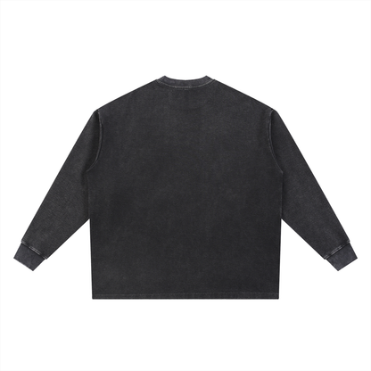 Mineral Wash Thermal Oversized T-Shirt