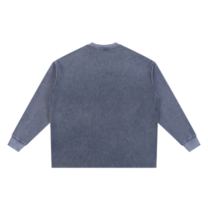 Mineral Wash Thermal Oversized T-Shirt