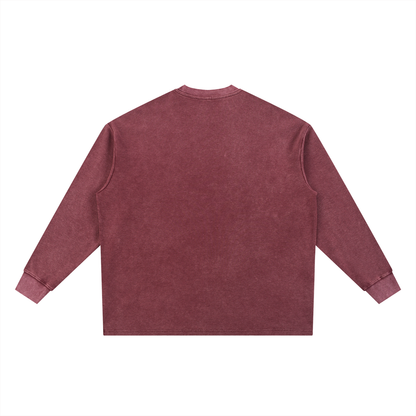 Mineral Wash Thermal Oversized T-Shirt