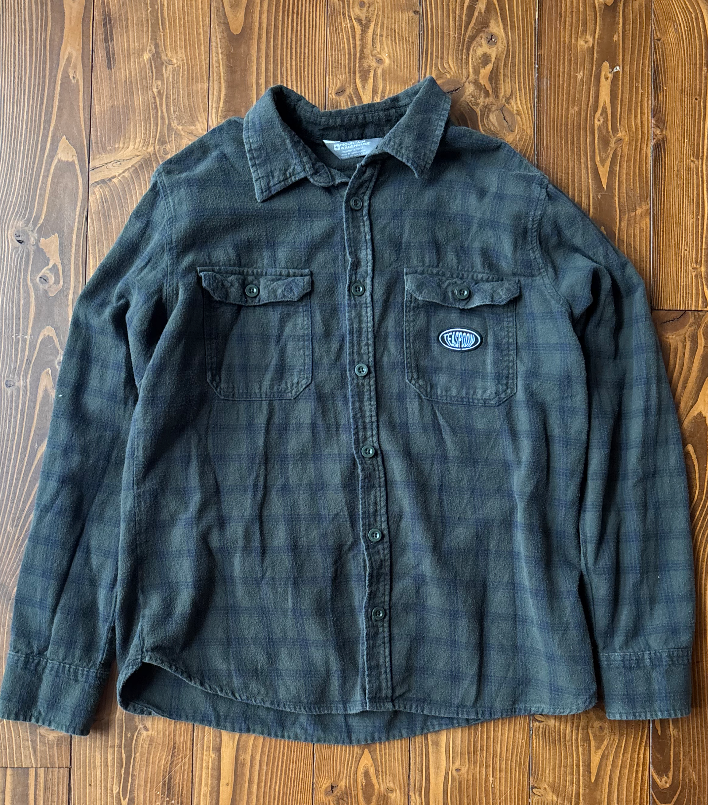 CHEMISE  RECYCLÉE-UPCYCLED Olive