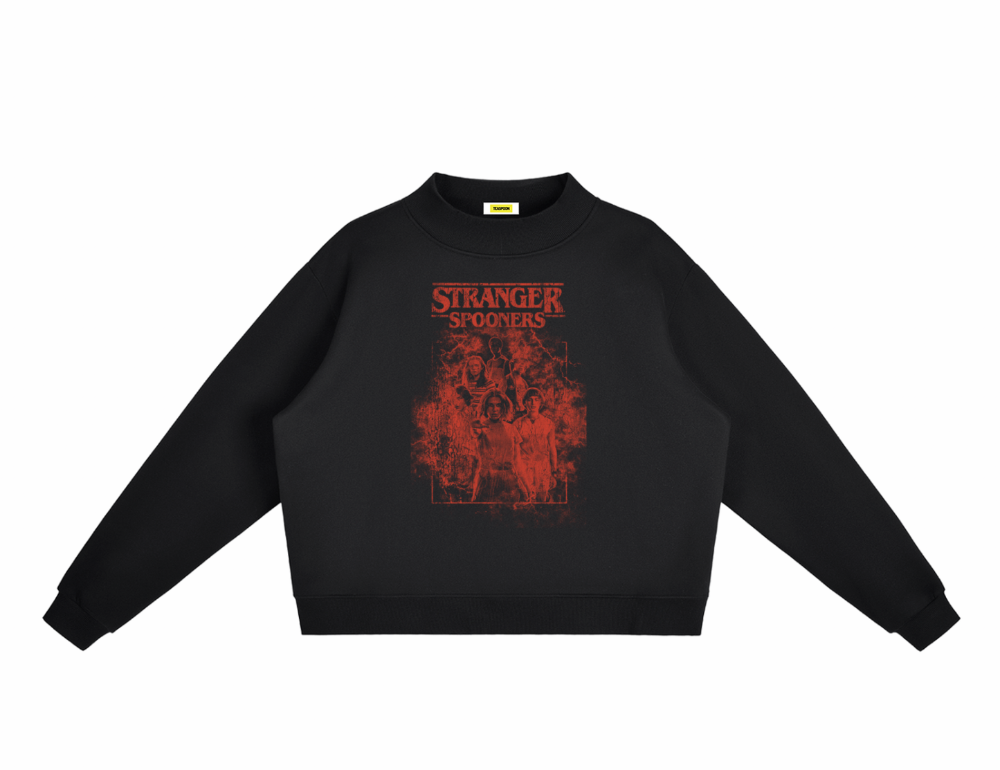 Stranger Women Fleece Mock-Neck Crew