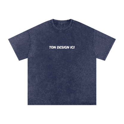Acid Washed oversize tees