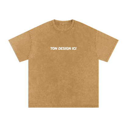 Acid Washed oversize tees
