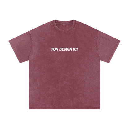 Acid Washed oversize tees
