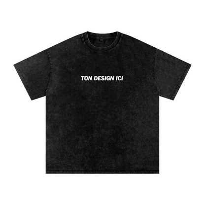Acid Washed oversize tees