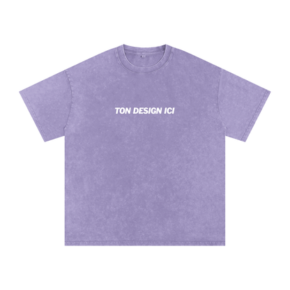 Acid Washed oversize tees