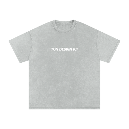 Acid Washed oversize tees