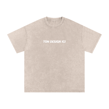 Acid Washed oversize tees