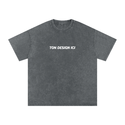 Acid Washed oversize tees
