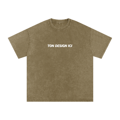 Acid Washed oversize tees