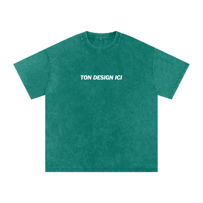 Acid Washed oversize tees