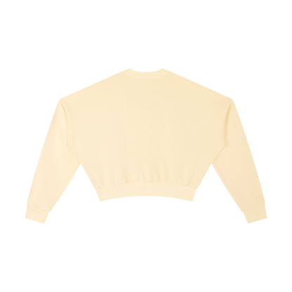 Women Washed Cropped Sweatshirt