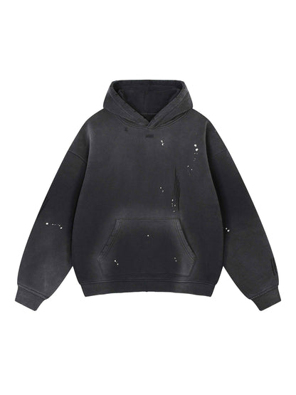 Vintage Washed n Slashed Hoodie