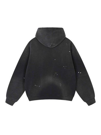Vintage Washed n Slashed Hoodie