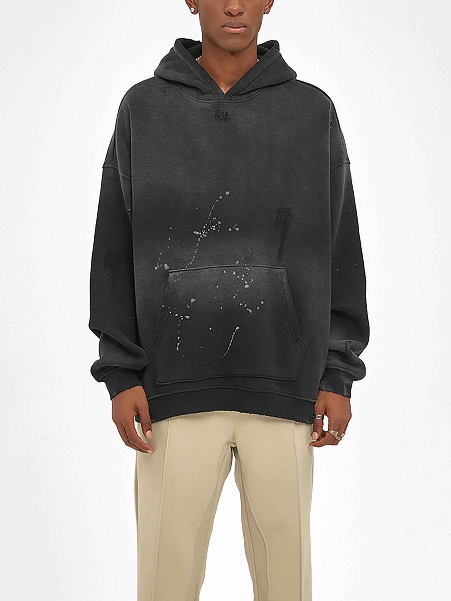 Vintage Washed n Slashed Hoodie