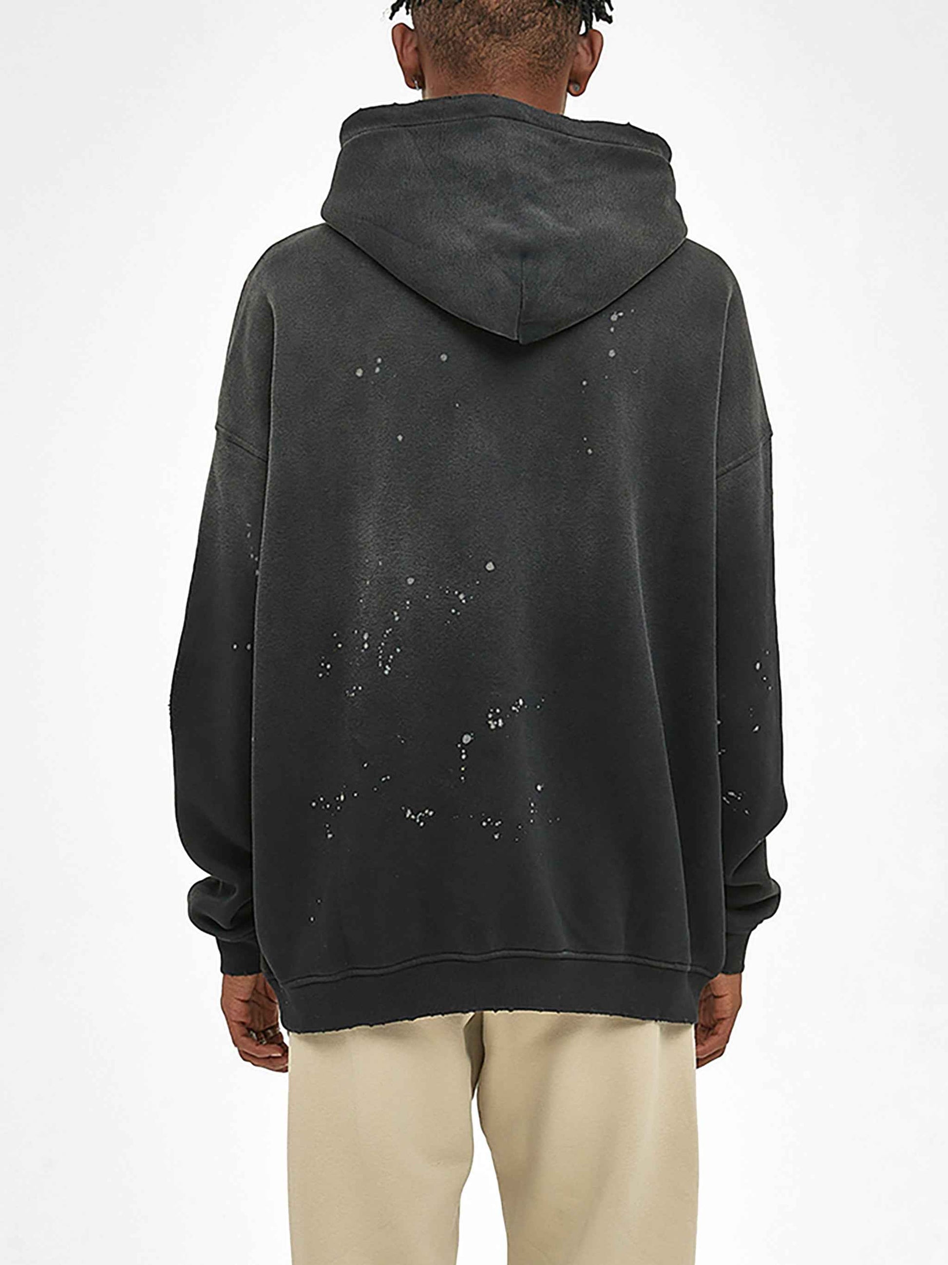 Vintage Washed n Slashed Hoodie