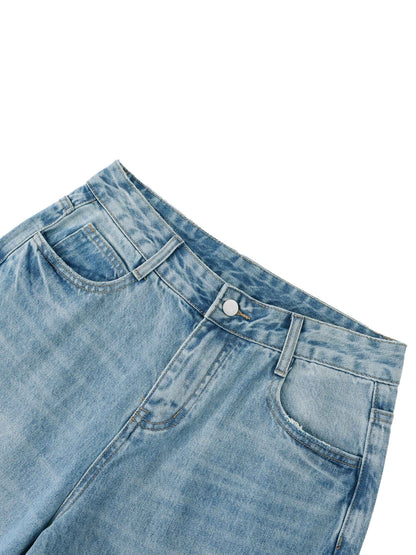 Women’s Vintage Wash Wide Leg Jeans