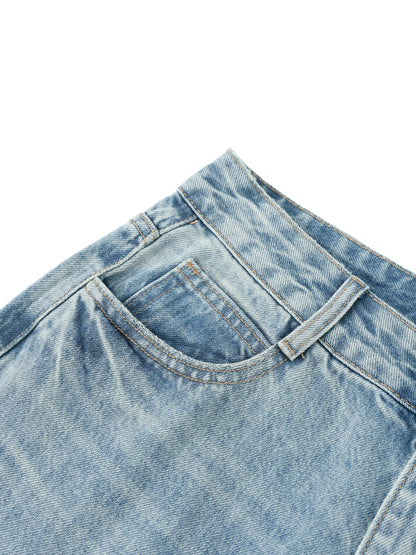 Women’s Vintage Wash Wide Leg Jeans