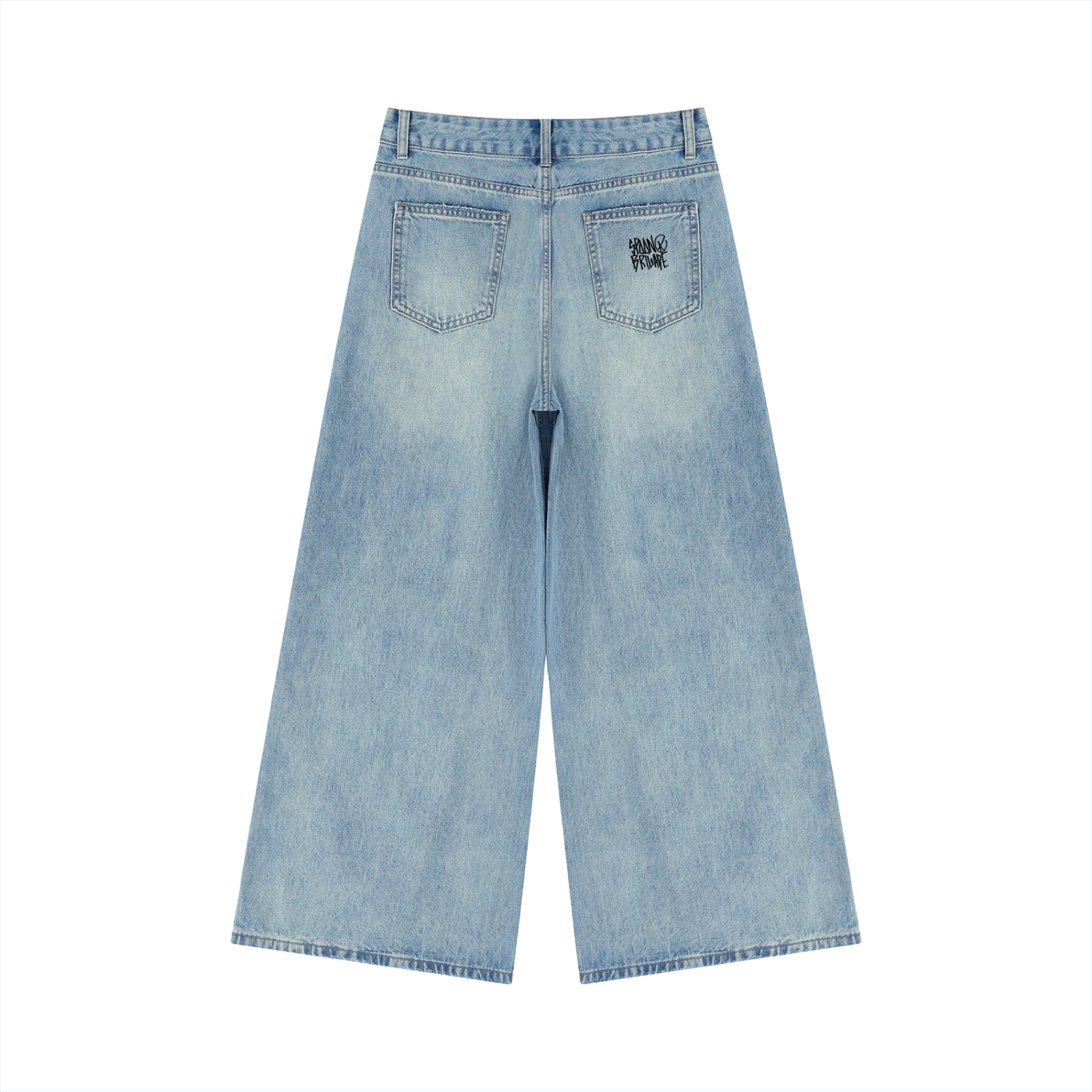 Women’s Vintage Wash Wide Leg Jeans