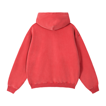 Zip-Through Boxy Fleece Hoodie