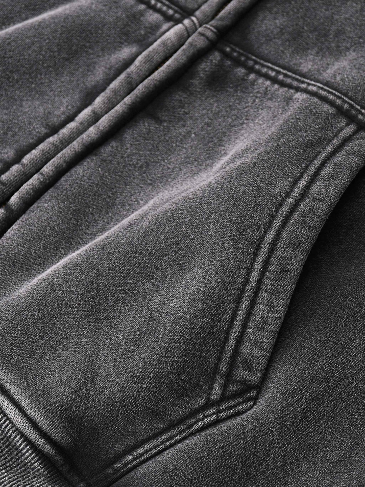 Zip-Through Boxy Fleece Hoodie