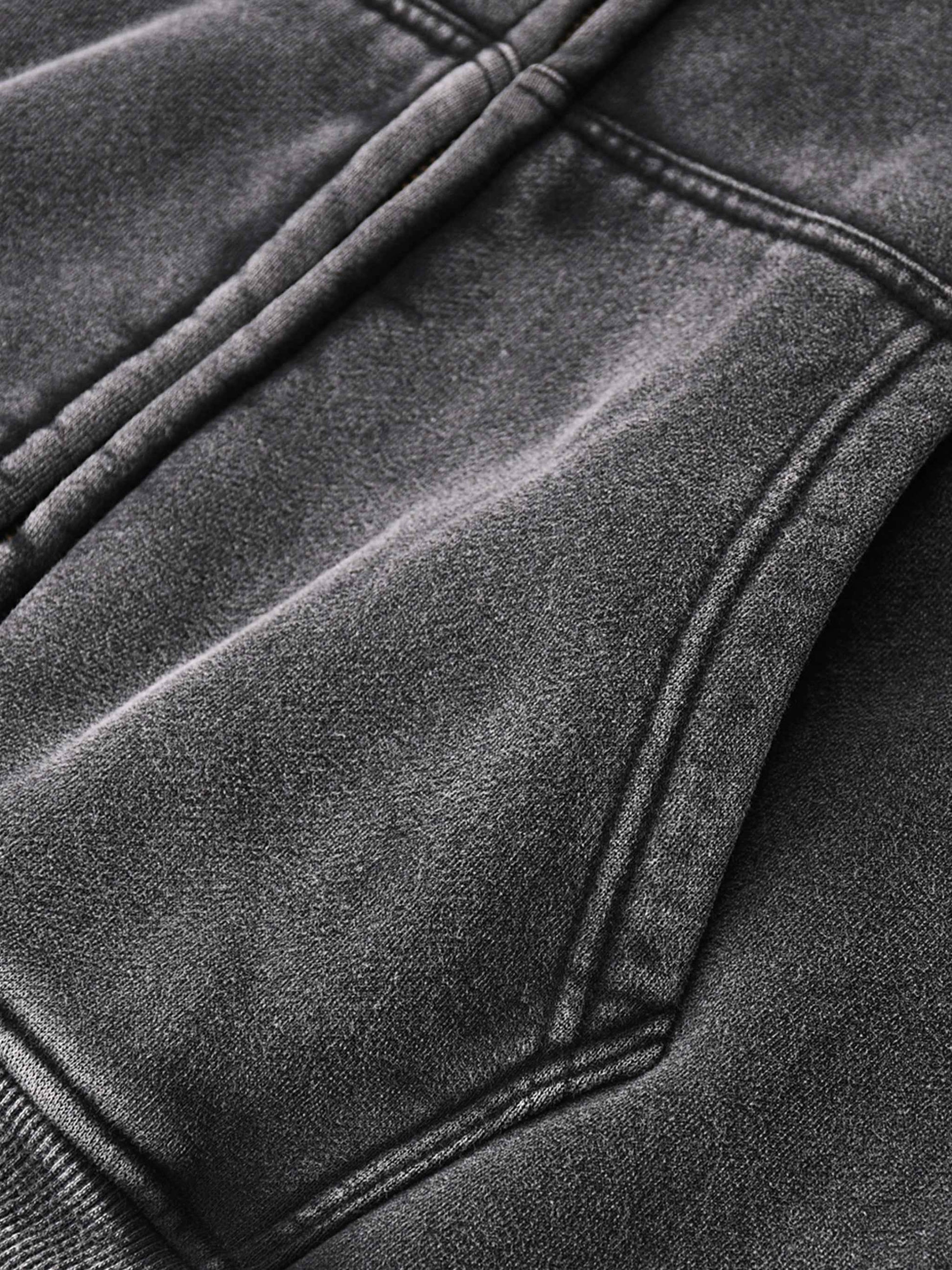 Zip-Through Boxy Fleece Hoodie