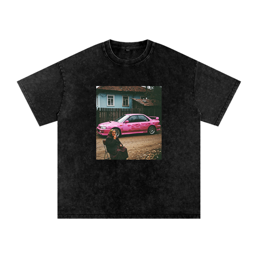 Snow Washed CES X collab tee
