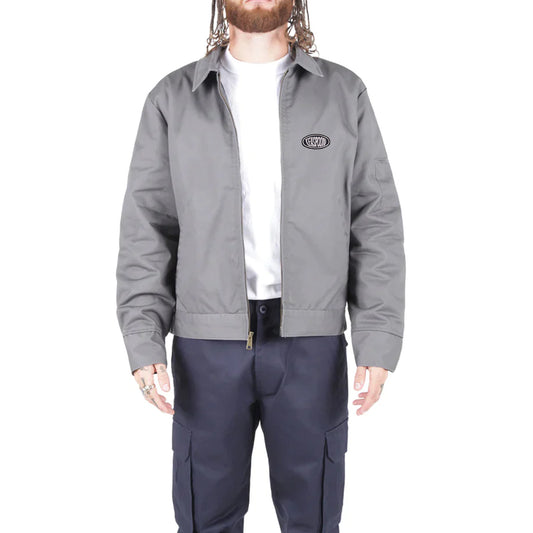 Elipse broderie [ Heavy Duty insulated Jacket ] Grey