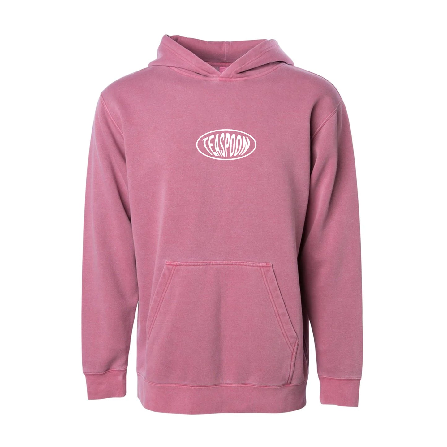 Elipse logo - Faded hoody - pigment Dye - Red